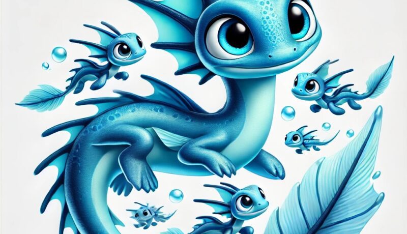 Splash The Blue Sea Dragon Family